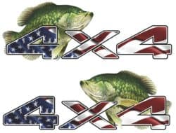 4x4 Truck Crappie Fishing Cast Vinyl