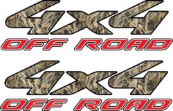 4x4 Truck Offroad Decal Tallgrass Camo Cast Vinyl