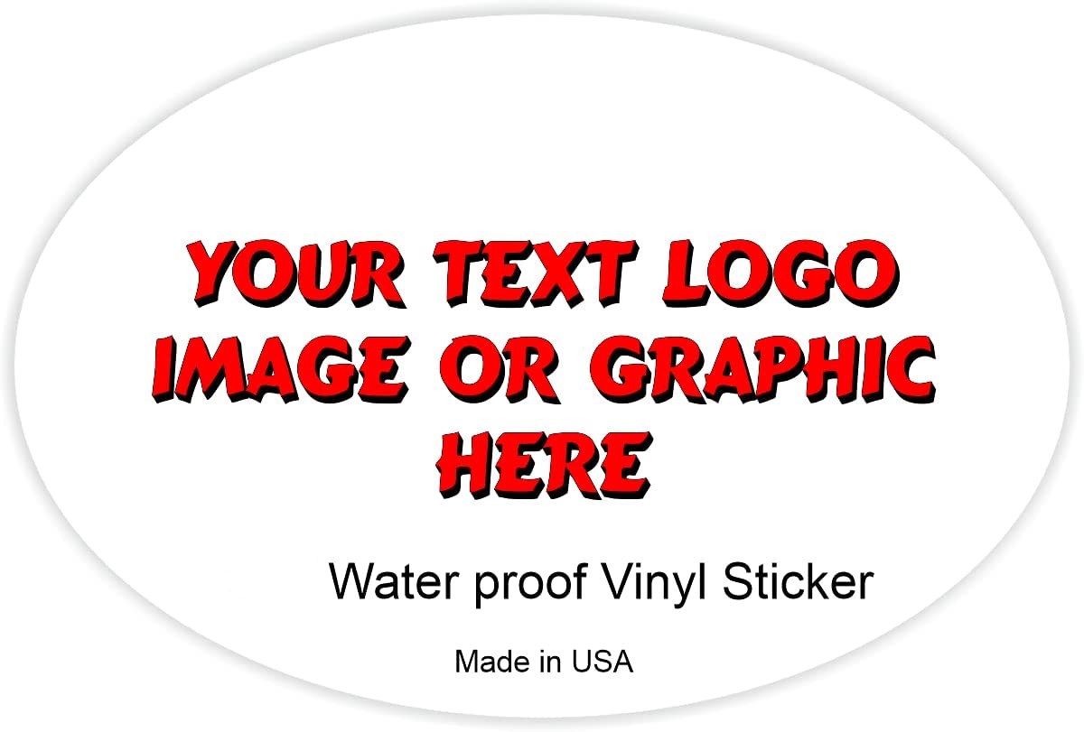 Custom Oval Stickers