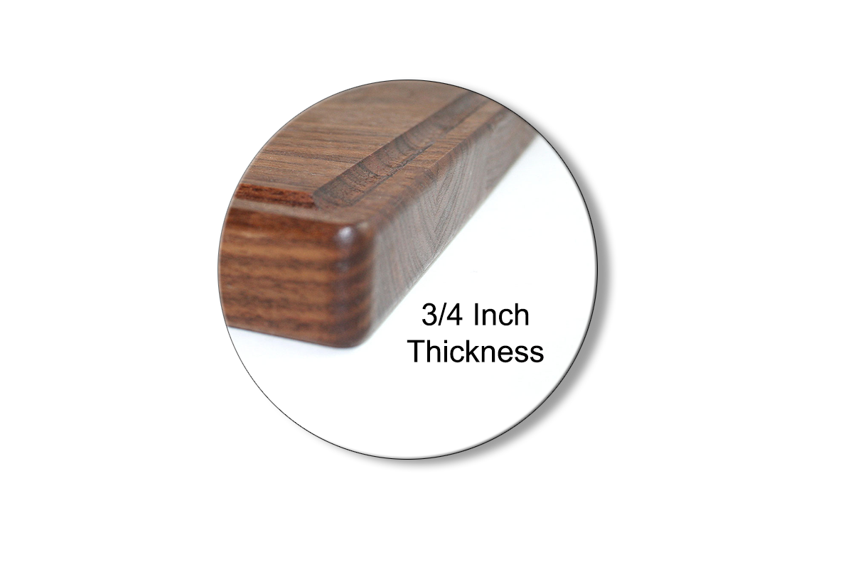 Engraved Personalized Walnut Cutting Board 12x19x.75 Inches - Image 4