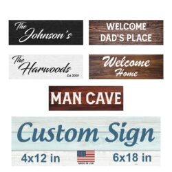 Personalized Wood Sign – Custom Quote, Farmhouse Decor